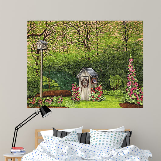 Outhouse Wall Decal