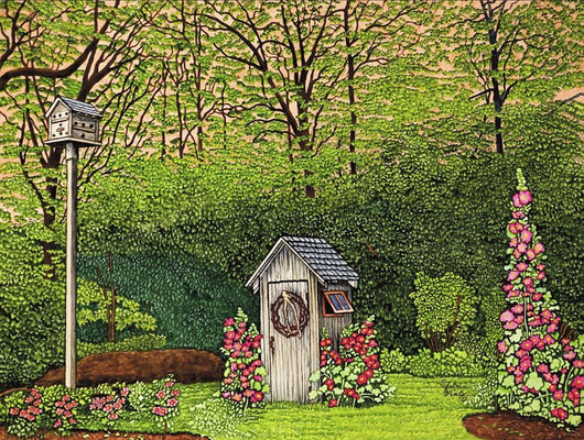 Outhouse Wall Decal