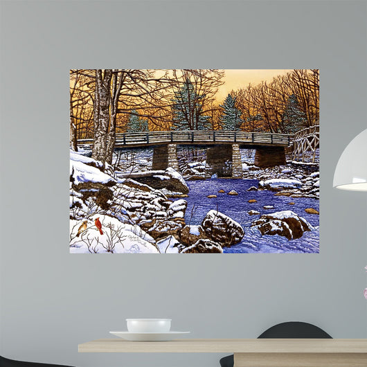 Bridge over Glade Creek Wall Decal
