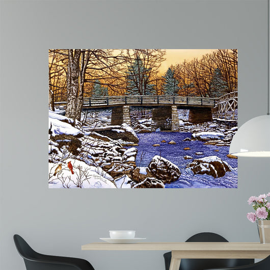 Bridge over Glade Creek Wall Decal