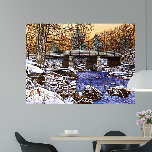 Bridge over Glade Creek Wall Decal