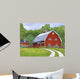 Hollyhock Farm Wall Decal