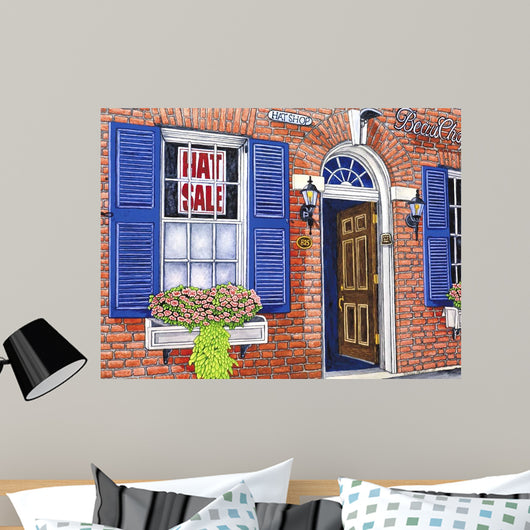 Hat Shop Notl Wall Decal
