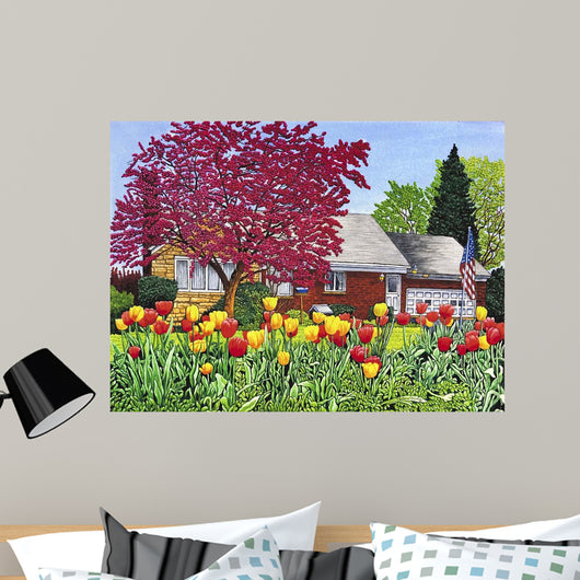 Springtime Eden Wall Decal