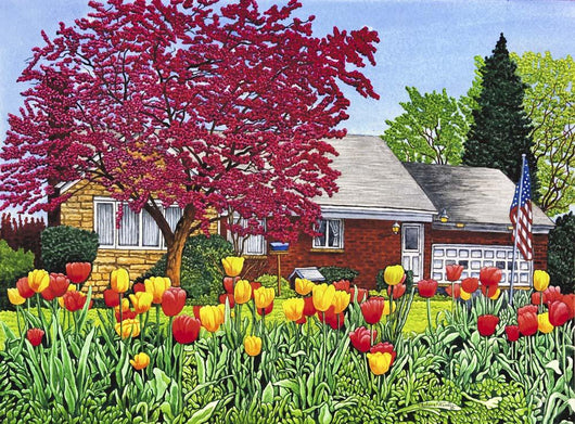 Springtime Eden Wall Decal