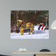 White Sleigh Wall Decal