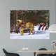 White Sleigh Wall Decal
