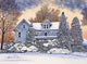 Blue House Wall Decal