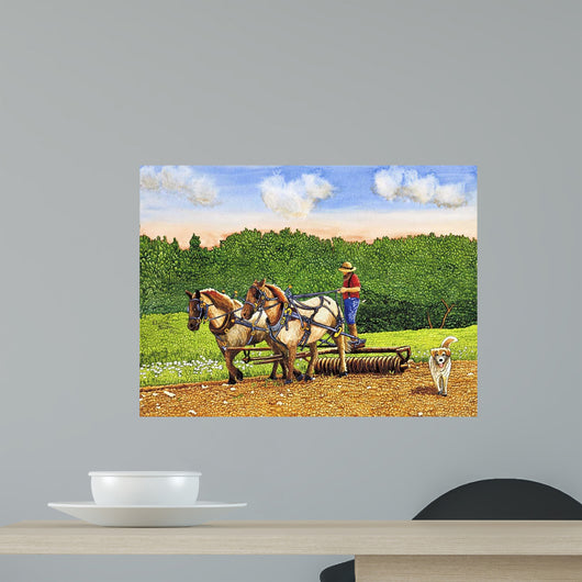 Working Land Wall Decal