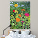 Zinnias Wall Decal