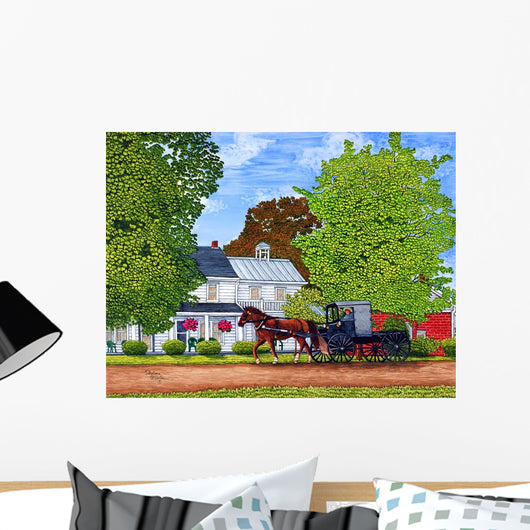 Amish Carriage Wall Decal