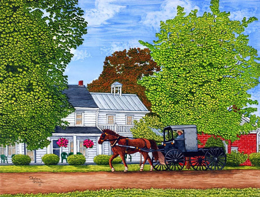 Amish Carriage Wall Decal
