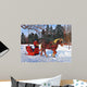 Antique Sleigh Wall Decal