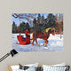 Antique Sleigh Wall Decal