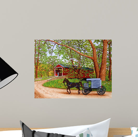 Around Bend Wall Decal