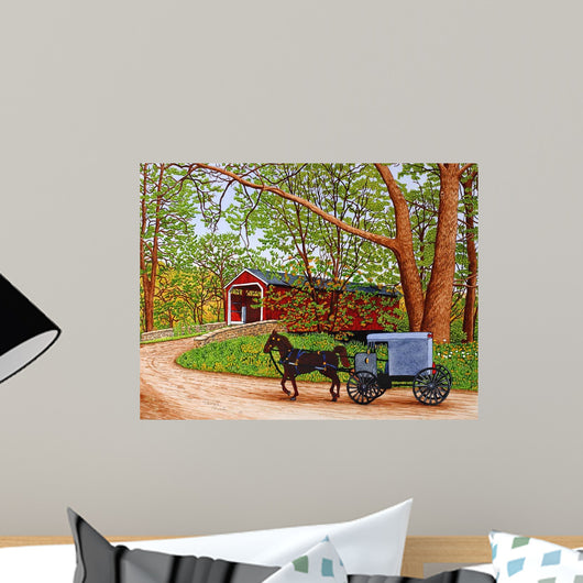 Around Bend Wall Decal