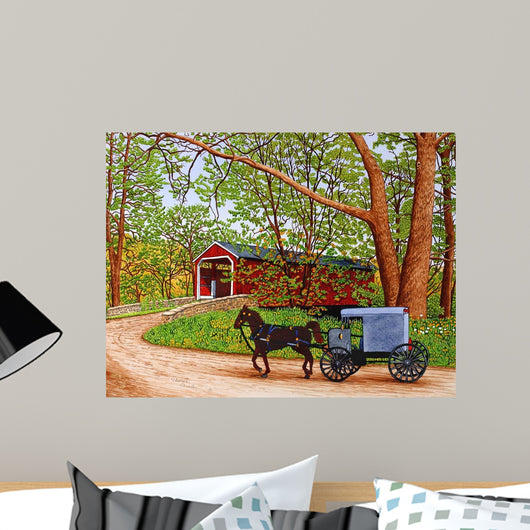 Around Bend Wall Decal