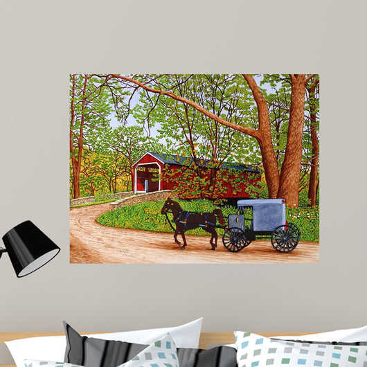 Around Bend Wall Decal