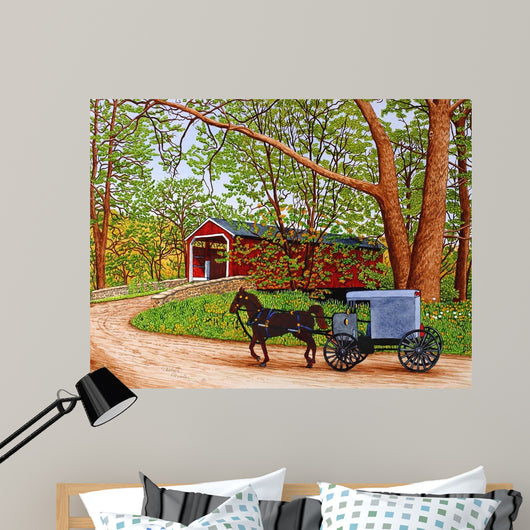 Around Bend Wall Decal