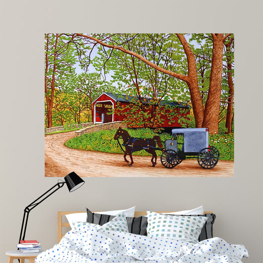 Around Bend Wall Decal