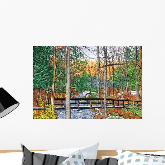 Birds Bridge Wall Decal