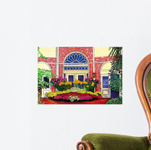 Botanical Gardens Mum Show Wall Decal