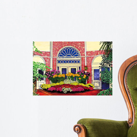 Botanical Gardens Mum Show Wall Decal