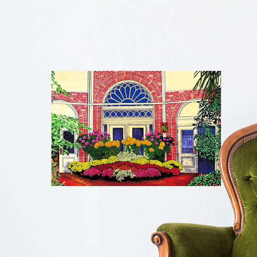 Botanical Gardens Mum Show Wall Decal