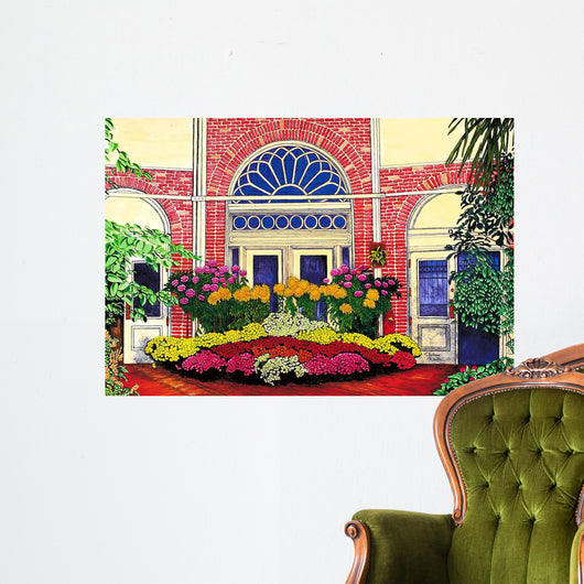 Botanical Gardens Mum Show Wall Decal