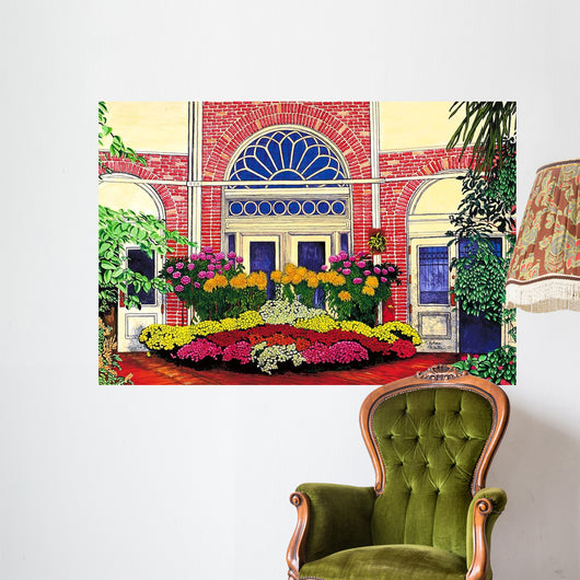 Botanical Gardens Mum Show Wall Decal