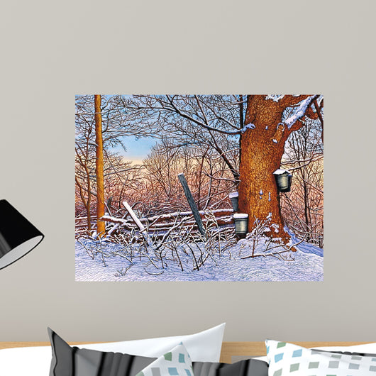 Buckets and Branches Wall Decal