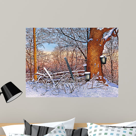 Buckets and Branches Wall Decal