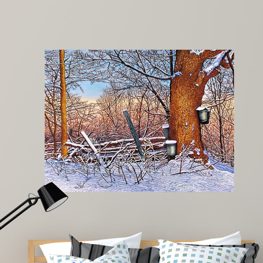 Buckets and Branches Wall Decal