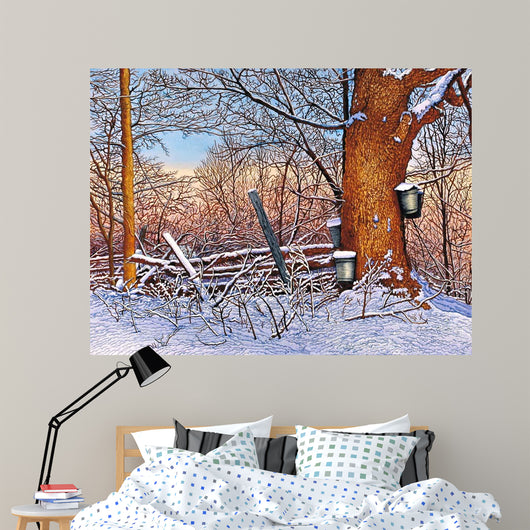 Buckets and Branches Wall Decal