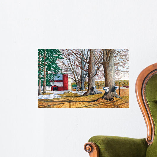 Buckets Early Spring Wall Decal