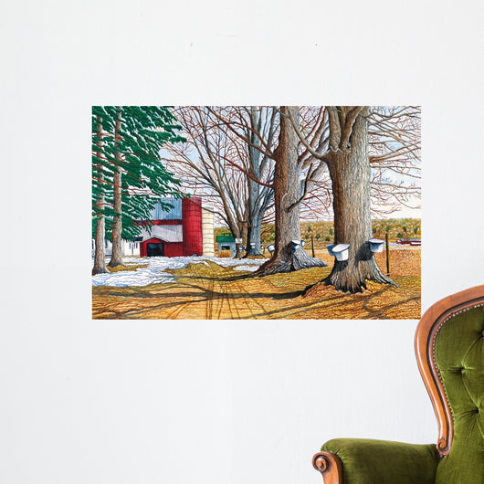 Buckets Early Spring Wall Decal