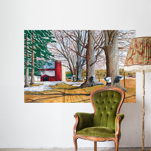 Buckets Early Spring Wall Decal
