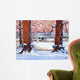 Buckets Snow Wall Decal