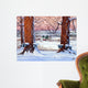 Buckets Snow Wall Decal