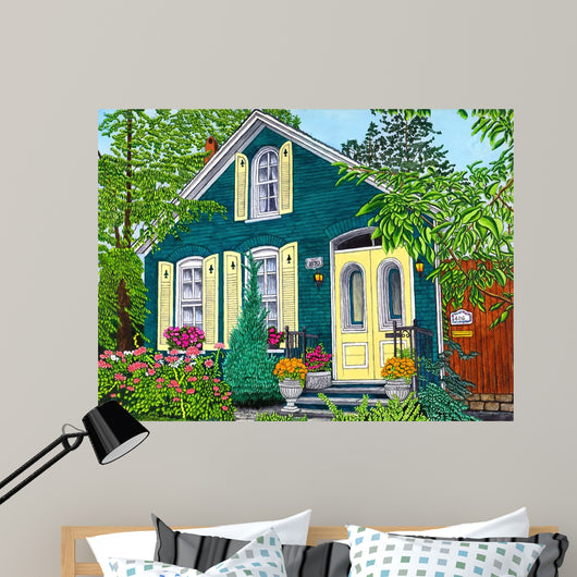 Buffalo Garden Walk I Wall Decal