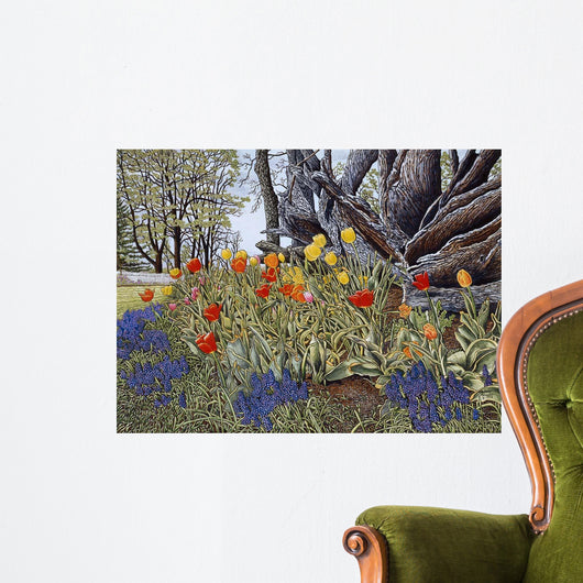 Grape Hyacinths Wall Decal