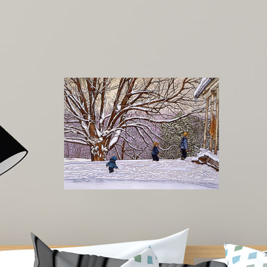 Deep Snow Wall Decal