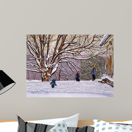 Deep Snow Wall Decal