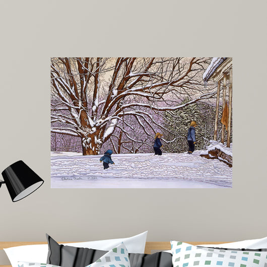 Deep Snow Wall Decal