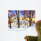 Cardinals Watching over Schoolhouse Wall Decal