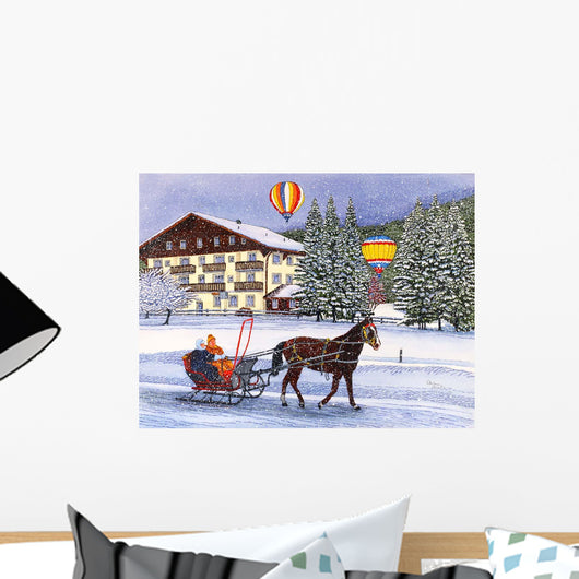 Chateau Switzerland Wall Decal