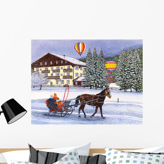 Chateau Switzerland Wall Decal
