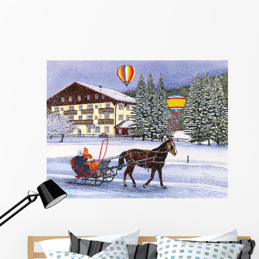 Chateau Switzerland Wall Decal