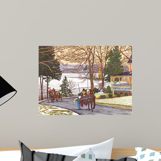 Chautauqua Currier and Ives Wall Decal