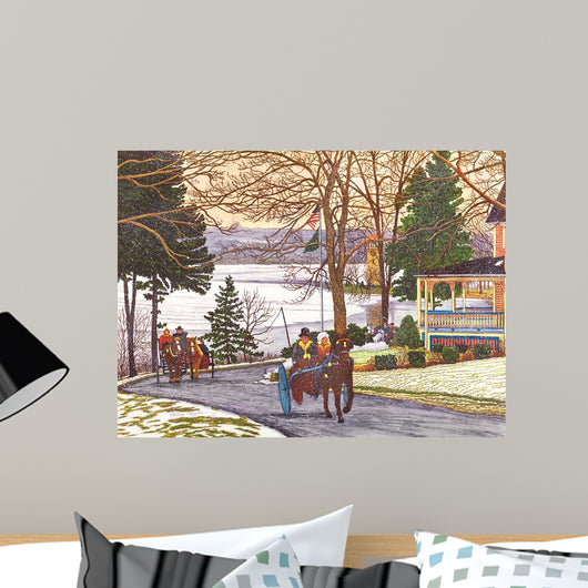 Chautauqua Currier and Ives Wall Decal